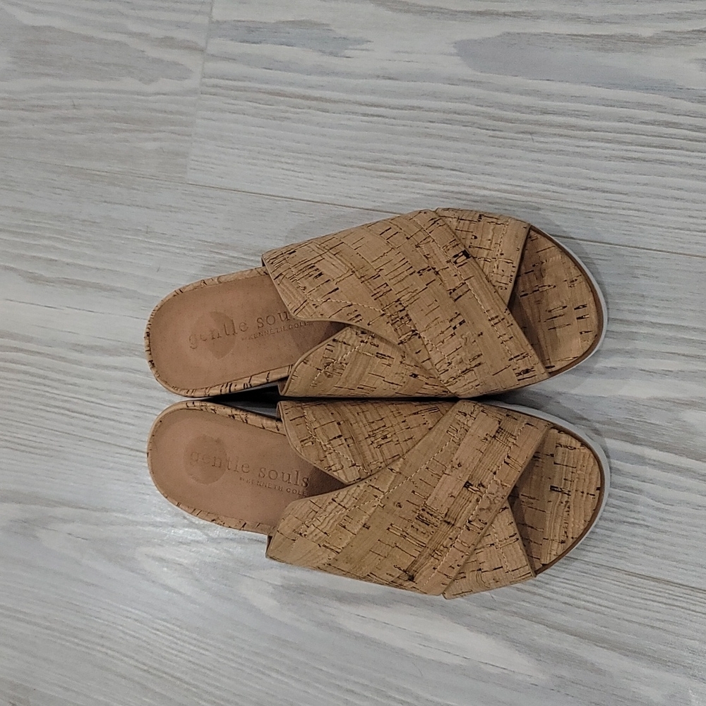 Gentle Souls Cork Sandals